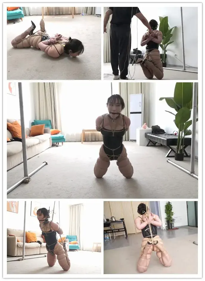 逍遥紧缚盲盒 广西女M真实调教② 紧接着上一部，经典紧缚跪走悬吊，视觉效果非常赞