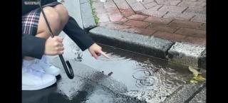 你是誰？突然被袭击的少女 日本 “求求你了”就算乞求也无法阻止女人的行为。