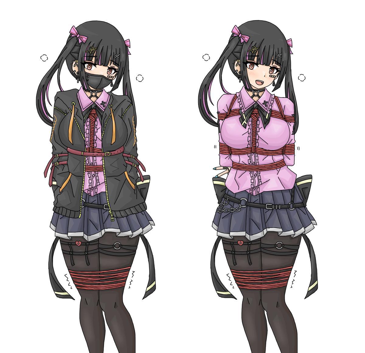 被束缚的少女（2） - 画师：bb182  bb-182