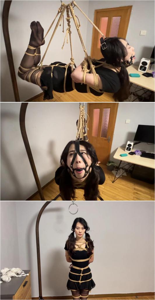 玩奴原创之美少女黑丝舞蹈服暴力驷马悬吊，绑住好身材妹妹极限吊起把玩挣扎！交流购约绑教程请加1152327635。 解压密码<span style='color:#b0b0b0;'>[隐藏文字，购买后可见]</span>感谢各位同好的支持！本次带来的之超美的妹妹来体验博主的暴力驷马悬吊，黑丝舞蹈服超严厉马具口球堵嘴！可爱妹子必须被吊起来好好玩儿一下,敬请欣赏！<br>另外为了方便各位同好约绑，博主最近推出了一个非常详细的约绑教程。里面有非常详细的从零基础开始教大家如何认识妹子，如何与妹子沟通等等。非常的实用，有兴趣的各位同好加1152327635咨询，备用805351328。<br>最近有人举报抄袭博主的出现，其实博主早就知道了，请大家多观看对方的作品就懂了，就这么几个妹子来回演就能教大家吗？提醒各位不要上当！顺便提醒下这个抄袭的人，自己都做不好的事情还要教别人不可笑吗？请尊重一下各位需要帮助的同好！<br>目前博主已经出了五个系列，分别是绝对真实调教系列，真实约拍系列，口水囚徒系列，紧缚实验室系列，美人小舔犬系列以及最新出的高颜值系列都非常精彩，各种元素满满，希望各位同好多多支持！<br>推特可以关注浅神。本频道提倡健康积极的绳艺亚文化，目的是给生活增添一些情趣，谢谢大家。备用联系方式qq805351328。<br>下载操作：<br>1、电脑下载<br>2、解压<br>3、将压缩包内文件重命名后缀加.mp4或直接用播放器打开。<br><br>