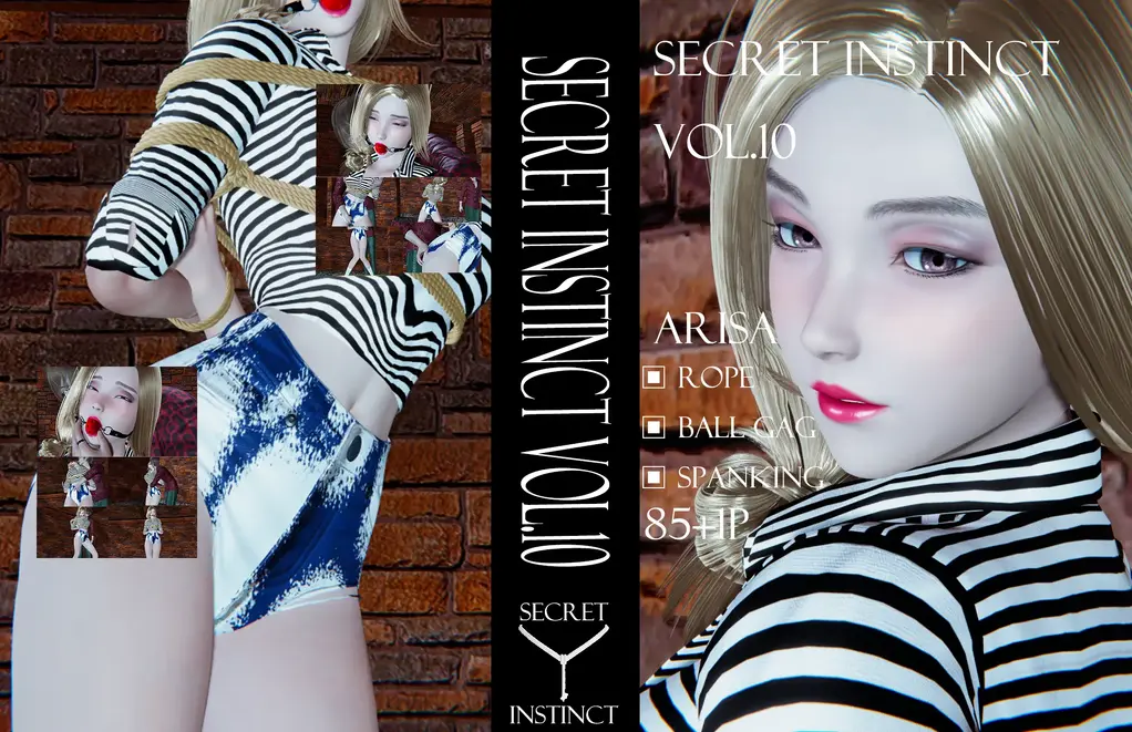 SECRET INSTINCT Vol.10 Arisa,s SECRET [胸缚,失禁,热裤,美妆/时尚,抚摸,TK,强高,挣扎,写实]