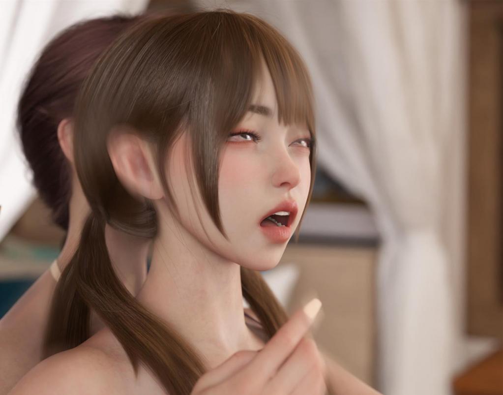 我的妈妈被损友穿上了 27 - 作者：Ackerman【3D全彩中文TSF】前三张为预览图。泳池边这对风骚假母女在准备上演严家公子争夺战。殊不知，有着特殊癖好的严家公子其实早已察觉到她俩的身份。