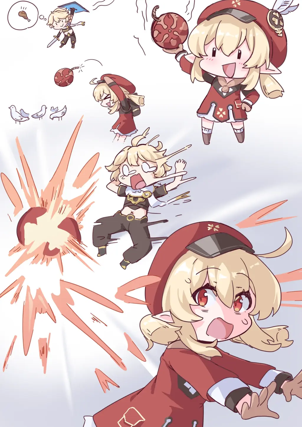 (中文)融合爆弾Fusion bomb+融合爆弾② Fusion Bomb② - Kerberus
可莉的融合炸弹！

TSF
乗っ取り
融合
ふたなり/futanari