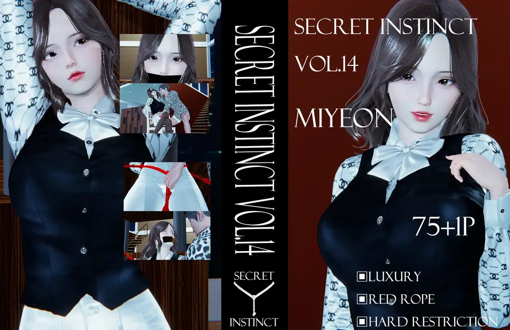 SECRET INSTINCT Vol.14 Miyeon,s SECRET 2 [职业（正装领带）,胸缚,手铐,眼罩/蒙眼,震动棒,热裤,抚摸,强高,揉胸]