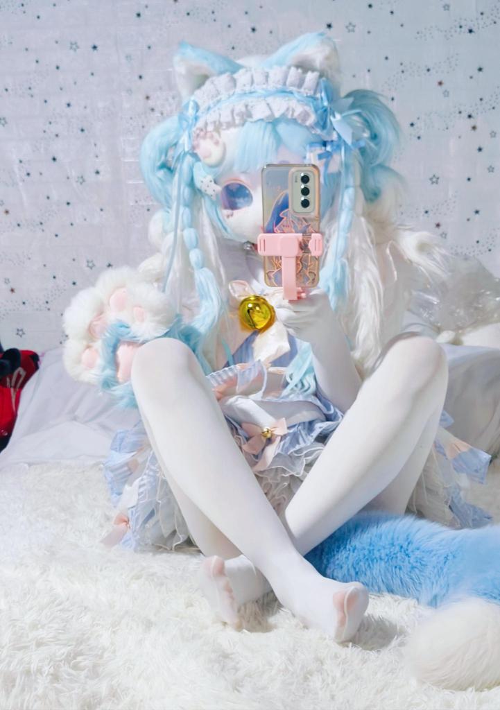 兽装男娘 - 一个兽装小男娘的腿子图 [丝袜,兽装,小男娘]