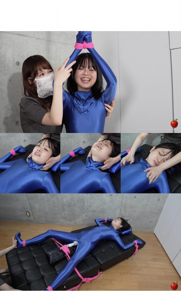 AV女優ぐりぐら化③ 牧河柚乃 Content3『全身タイツ四肢固定電マ快楽責めくすぐり』 继续更新香格里拉的tk系列，女性导演主导的himeringo系列<br>每期刚好有一个章节是身穿zentai的大家期待的内容，这是3-3的，<br>本期嘉宾牧河柚乃小姐姐非常可爱，笑起来甜甜的，同时也非常敏感<br>大字捆绑 全身tk 快乐棒