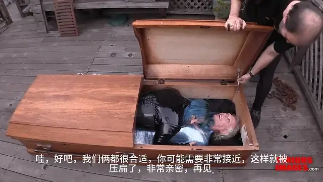 Boxing Bobbie Boxing Bobbie puts Bobbie through a wooden coffin-box restraint and mummification scene.