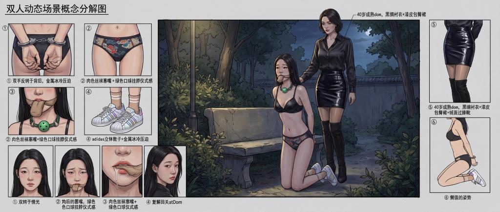 说不定就是你身边的女生 40 - 复订的客户，这个模板是让一个40岁的女DOM调教变装后的主人公。同好交流：2604579624 