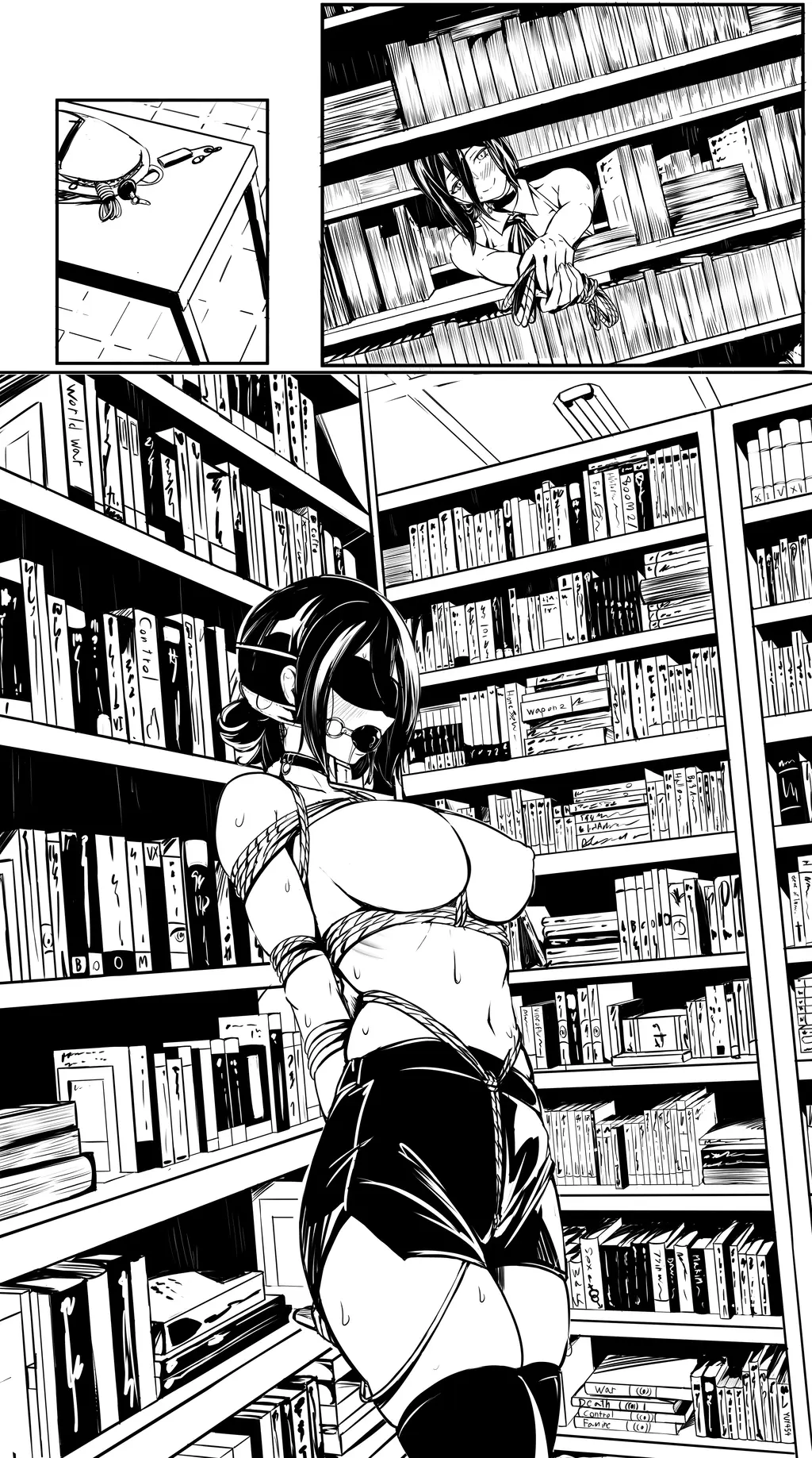Ye shunguang(ZZZ) + Misty (commission) + Reze v2(chainsaw man)  + Yoru(chainsaw man) - 作者 YUY454 前三张预览 第四张开始为正常顺序