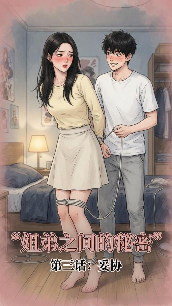 姐弟之间的秘密  第三话 《妥协》 - 弟弟明睿留姐姐一个人绑在床上，自己去车库帮妈妈取东西。姐姐思怡可没有闲着，她一点点挣脱开堵嘴，只待弟弟回来...
无预览页。