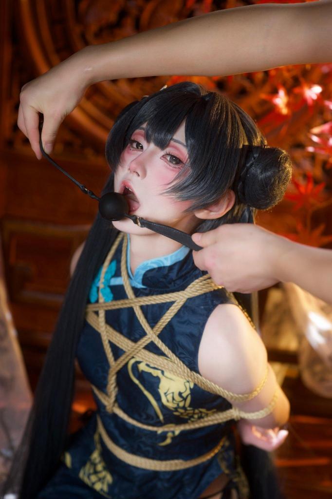  [Gag,Breast bondage,Chinese Female]