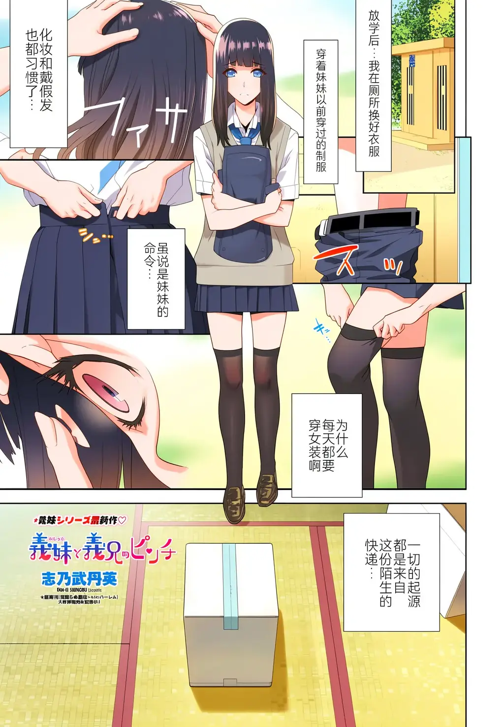 【中文】義妹と義兄のピンチ【上色版】