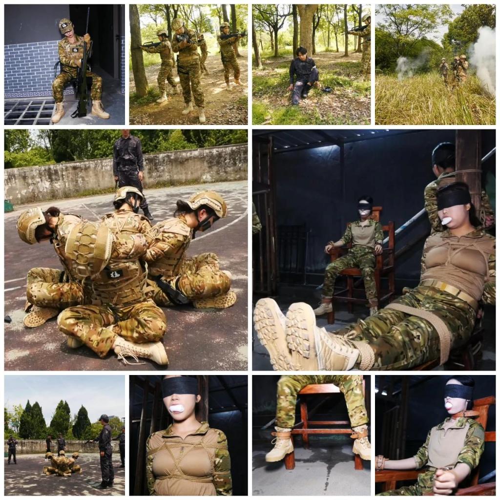 【大制作电影级】定拍转公映《特战忠魂》上集 女特战队员执行任务不慎掉入陷阱被敌人抓到基地折磨 经过授权发布，女特战队接到任务前往边境执行抓捕毒贩任务，卧底将任务传递给毒贩老大，毒贩老大设置陷阱将女特战迷晕女特战队全员覆灭，毒贩老大将女特战反手捆绑堵上嘴巴扔在操场上暴晒。一段时间后，将她们转移到刑讯室将她们分别绑在老虎凳和电刑椅上准备用刑。<br>另外招聘模特，喜欢做模特拍片可以联系我们，QQ342642509
