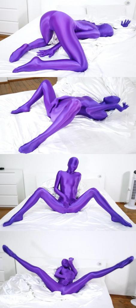 Purple Zentai Girl 1——<br>这个系列之前原创区那边受限于供货方要求，价格搞得很贵，让很多朋友们爱而不得。<br>这次直接搬运区用合理的价格让大家好好的爽一爽。<br>买之前仔细甄别一下，买过的就不要再买了，没买过的就狠狠冲吧。<br><br>2——<br>此次更新量大，工作量超标。<br>大家参考预览图肯定能看懂的。所以文案就不哆嗦了，预览15秒也瞎选了。<br>更新期间造成的刷屏，请大家海涵。<br><br><span style='color:#b0b0b0;'>[隐藏文字，购买后可见]</span>