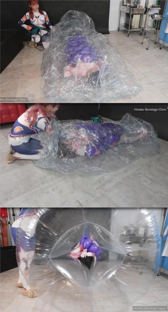 Purple Balloons and Vinyl Inflatable 片名：Purple Balloons and Vinyl Inflatable<br><br>这个是女M片，请喜欢此类的朋友购买，谢谢<br><br>Hinako puts a girl in a clear inflatable sack together with purple balloons, compressing her under the pressure! The anticipation of the balloons popping was palpable!<br><br>Hinako把一个女孩和紫色气球放在一个透明的充气袋里，在压力下压迫她！气球爆裂的预期是显而易见的！