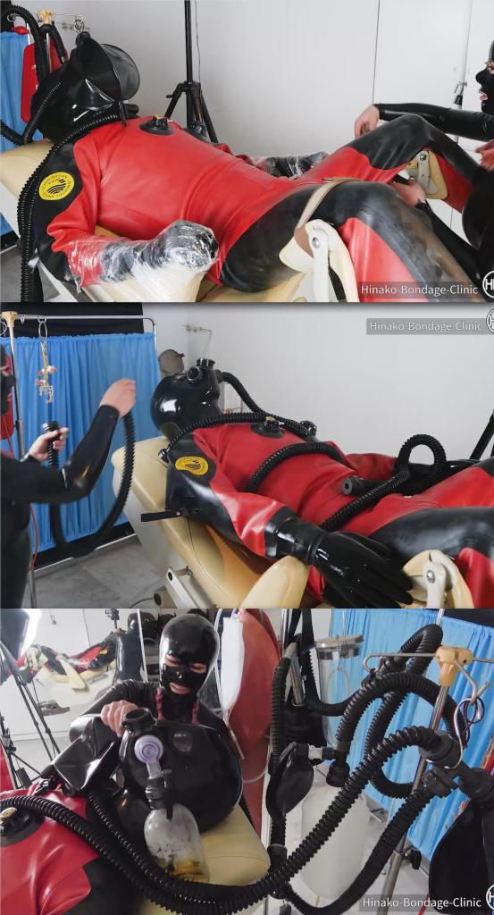 3 Layers of Heavy Rubber Clothes and Breathe Control Tubes! 片名：3 Layers of Heavy Rubber Clothes and Breathe Control Tubes!<br><br>这个是男M片，请喜欢此类的朋友购买，谢谢<br><br>Hinako’s sub, dressed in a rubber catsuit, puts a thick rubber suit on over that and a Viking diving suit on top of the two other suits! He then has a gas mask put on him and is strapped into the gynecology chair. Hinako continues as she uses all the rubber tubes at her disposal, connecting a plethora of everything from bottles to rebreather bags to her his gas mask and engages in some breath control.<br><br>Hinako的潜水艇穿着一件橡胶运动服，在上面穿了一件厚橡胶服，在另外两套潜水服上穿了一套维京潜水服！然后，他戴上防毒面具，被绑在妇科手术椅上。Hinako继续使用她手头的所有橡胶管，将从瓶子到再呼吸袋到防毒面具的各种东西连接起来，并进行一些呼吸控制。