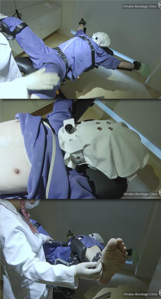 Bondage Chair Patient and Female Doctor Make-Believe 片名：Bondage Chair Patient and Female Doctor Make-Believe<br><br>这个是男M片，请喜欢此类的朋友购买，谢谢<br><br>Hinako plays with a Style Fetish bondage chair! She is the doctor and her sub is the patient. Her sub is wearing a hospital gown that exposes the stomach, giving Hinako the perfect opportunity to open it up to tickle his stomach and armpits and play with him with the vibrator.<br><br>Hinako玩风格恋物癖束缚椅！她是医生，她的助手是病人。她的潜水艇穿着一件暴露胃部的医院长袍，这给了Hinako一个绝佳的机会打开它，挠他的胃和腋窝，并用振动器和他玩。