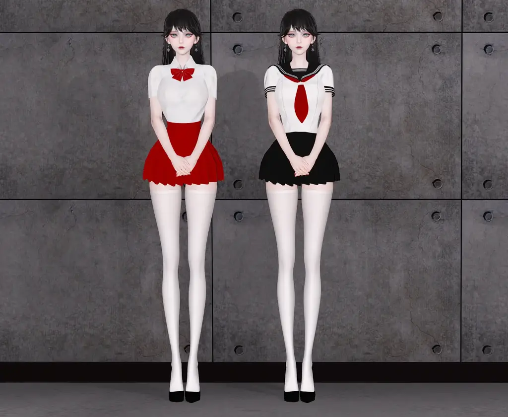 由香服装是用小说里的服装还是用黑白水手服