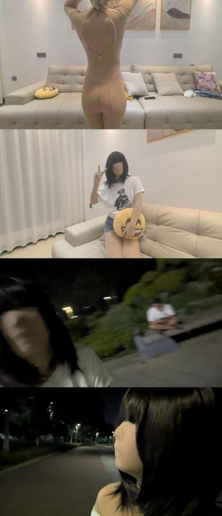 【ZENTAI】双层zentai 一层缝一层锁，一个人只能用支架记录了，在家太无聊想出去走走，给路人搭讪最后被尾随吓死了，然后打车回家跟师傅谈发生的事，司机大叔还挺善聊。 一个人拍摄还真是挺不方便的，开始第一层缝是小姐妹帮忙的，她不想出镜就没有拍缝的过程了，自己又穿了第二层用锁锁上拉链，自己在家太无聊了就想着出去走走，拍摄也只能拿自拍杆了，打车出去的时候是个小姐姐，录视频后面才发现没录上，被自己蠢死，后面在外面走了好久看见一个人就想着去搭讪，开始还挺正常挺逗的，后面慢慢发现不对劲我就走了，结果一直被尾随把我吓死了，一路狂奔，跑了好远到大路上打到车，又和司机师傅聊起刚刚的经历，然后给他科普我穿的全包