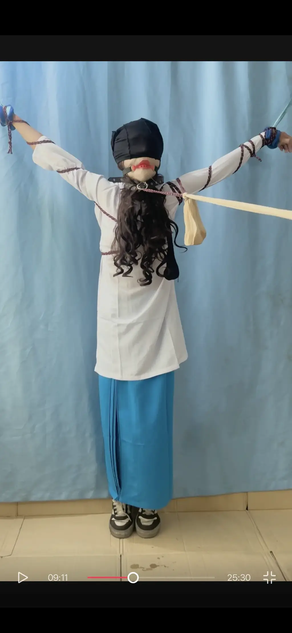 [马来西亚校服女奴] Malaysian School-Uniform Sisters 5: Queen and Slave A Malaysia-limited adult roleplay featuring cross suspension, prolonged tiptoe punishment, forced water through a gag, stocking hood, shoe humiliation, foot and stocking play, and an abandonment ending. WeChat: Rina_031205; Telegram: @rinanana031205.