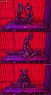 2025 Rubber Couple Series Vol 5, Shared Breath Inside Clandestine Quarters 片名：2025 Rubber Couple Series Vol 5, Shared Breath Inside Clandestine Quarters<br><br>Two people, full bodies encased in total enclosure rubber, matching gas masks, sharing breath as they intermingle.<br>The glossy material and quiet breathing give birth to an overwhelming sense of claustrophobic tension.<br>The black rubber, reflecting the light around it, covers their bodies like a viscous liquid, allowing onlookers to sink deeply into their fetishistic world, capturing the moment the line between carnality, silence, domination and oneness become unrecogizeable.<br>No ejaculation scene is included.<br>This film, intended for true rubber fetishists, serves as an intense depiction of when breathing and the feeling of rubber come together in a pure, untainted fashion.<br><br>两个人，全身包裹在密闭橡胶中，佩戴着配套的防毒面具，在交融中共享呼吸。<br>光滑的材质和低沉的呼吸声，营造出一种令人窒息的紧张感。<br>黑色的橡胶像粘稠的液体一样包裹着他们的身体，反射着周围的光线，让旁观者深深陷入他们的恋物癖世界，捕捉到肉欲、沉默、支配和一体之间的界限变得模糊不清的瞬间。<br>不包含射精场景。<br>这部电影专为真正的橡胶恋物癖者打造，它以一种纯粹、无瑕的方式，生动展现了呼吸与橡胶触感的完美结合。