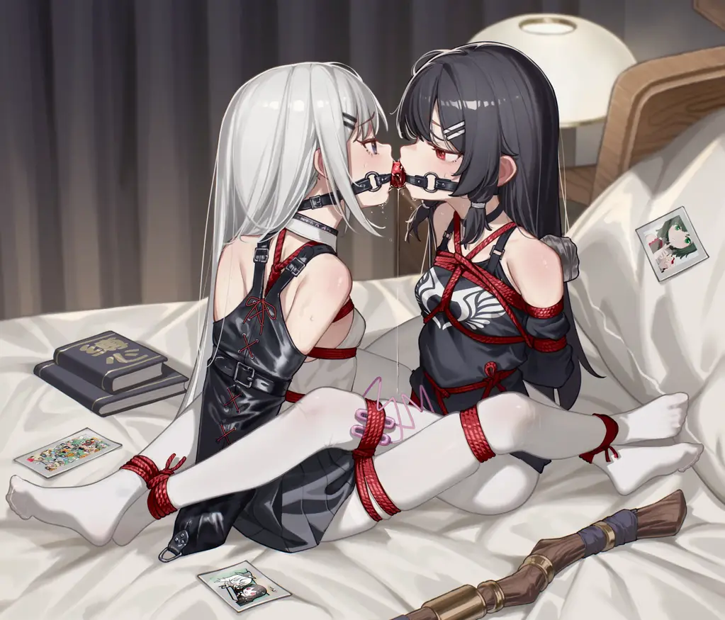 赚点金币_(:з」∠)_ [日式反绑,堵嘴,白丝,单手套,百合女同,连缚,放置,口球]