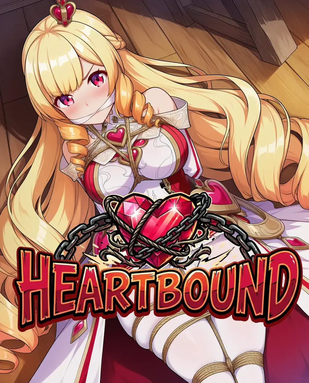 【中文全彩】Heartbound Ch 1 - 凯·默瑟，一位在奇幻世界中挣扎求生的现代忍者，以劫掠腐败贵族为生，却从不杀人。他最新的目标是艾莉娅·瓦伦哈特公主——心之王国备受爱戴的继承人。 在凯看来，她只不过是一个有价值的人质。 对艾莉娅来说……这是她梦寐以求的童话般的冒险。 皇家骑士斯嘉丽奋力营救公主，月光下爆发激烈战斗。凯的巧妙陷阱证明，智慧可以战胜蛮力。就在冲突达到高潮之际，艾莉亚忠诚的女仆雷文带着一个意想不到的提议出现了。