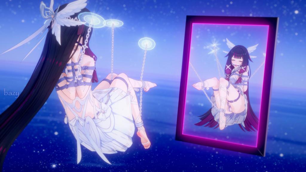 《月光下的绳戏（哥伦比娅）》4k6min 镜子部分 紫绳原版（极限驷马、并肘后观音、眼罩、马具口球、双棒+td差分） 视频将会有多个差分版本，后续会陆续上传，有问题可以站内私信。<br>移动端推荐使用mxplayer播放，pc推荐potplayer，保管库上传的是转码压缩过体积的版本，如果网站下载的视频无法播放，可尝试下载度盘的原始版本。（但因为视频本身为4k60帧编码，部分较旧的设备可能无法正常解码（与软件无关），请尝试更换设备或自行使用视频转码软件转码成较低的分辨率后再尝试播放）<br>度盘请勿在线解压，请下载后再用7z或者解压app解压<br>解压密码:bazybazy
