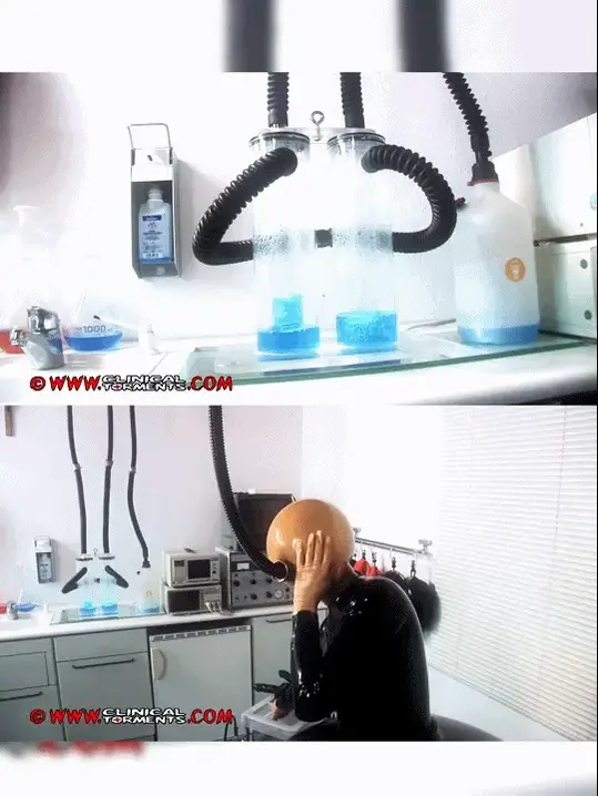 WAITING FOR HE DOCTOR - PART TWO 【金丝雀系列】TAG：充气球型乳胶、自缚、负压瓶、呼吸抑制。Patient: Cynth Icorn 