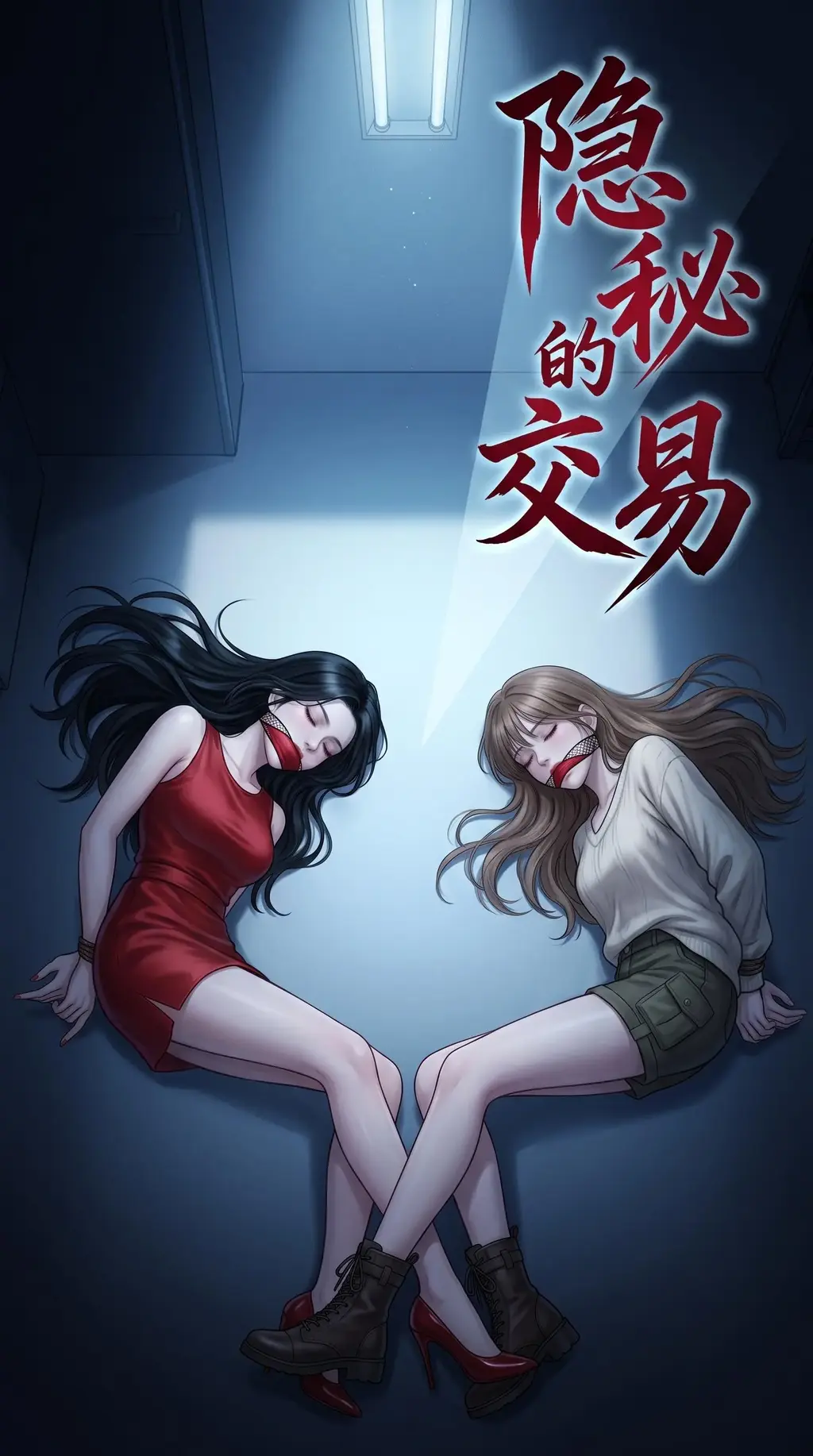 隐秘的交易 - 公司高层的分赃现场，宋雅推门而入，将二人抓个现形，并以此威胁二人，发生了一系列的事情，剧情较为简短，首次尝试用这种风格，后续会尽量用单图重点描述捆绑堵嘴的剧情，希望大家多多给出建议