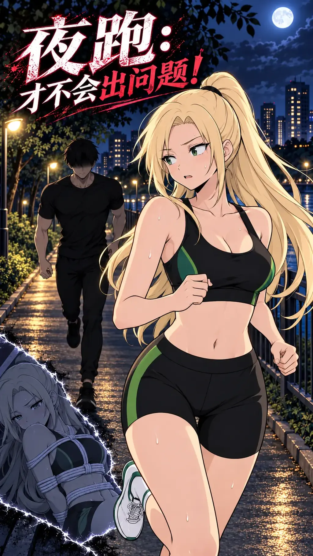 夜跑：才不会出问题！ - 1p封面+34p漫画