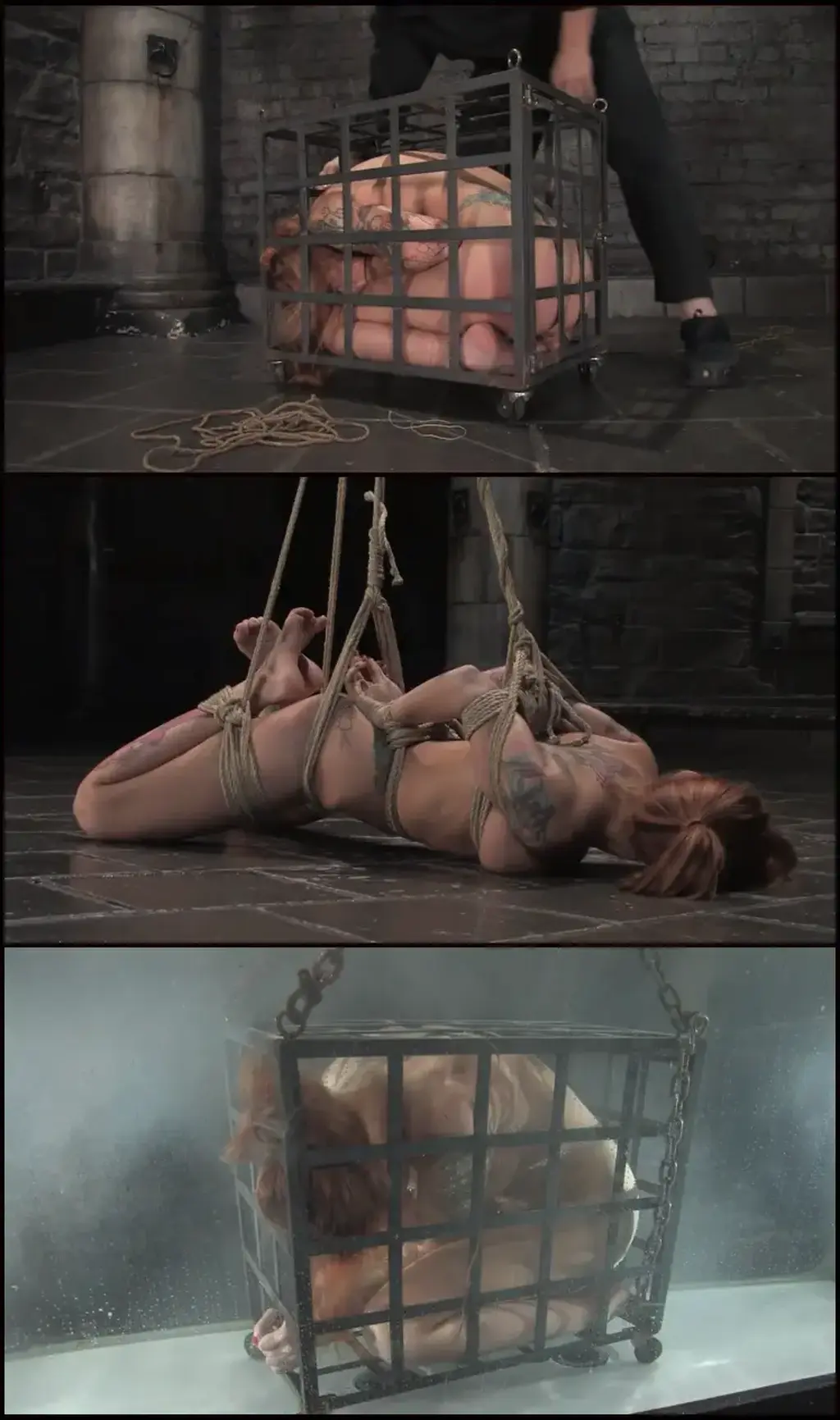 Scarlett Pain is Introduced to Waterbondage! Scarlett became known to us during a test shoot for My First Time Bound. She liked bondage so much that she asked to come back for WB. Once you check her out here, you’ll see why I couldnt turn her down. Scarlett has a hot, sexy, natural body and I gave her a “kind of” gentle introduction to bdsm. She loves role-play, so dont be alarmed at her resistance or “damsel-in-distress” attitude. The ending interview will make it all clear for you. Lets all give Scarlett a fine WB welcome and ask her back soon!