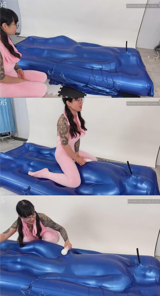 Blue vacuum bed Bondage! 片名：Blue vacuum bed Bondage!<br><br>这个是男M片，请喜欢此类的朋友购买，谢谢<br><br>In today's video, I have some fun with my blue vacuum bed! I restrain him in my air mattress vacuum bed and tease him with a vibrator!<br><br>在今天的视频中，我和我的蓝色真空床玩得很开心！我把他限制在我的充气床垫真空床里，然后用震动棒挑逗他！