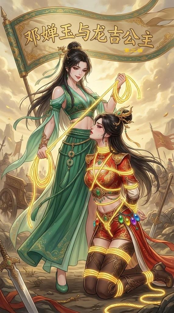 龙吉公主与邓婵玉第二话 - 邓婵玉在龙吉公主的调教下渐渐沉沦，还被龙吉公主种下奴印，但却仍然保持着想要挣脱束缚的期望....
