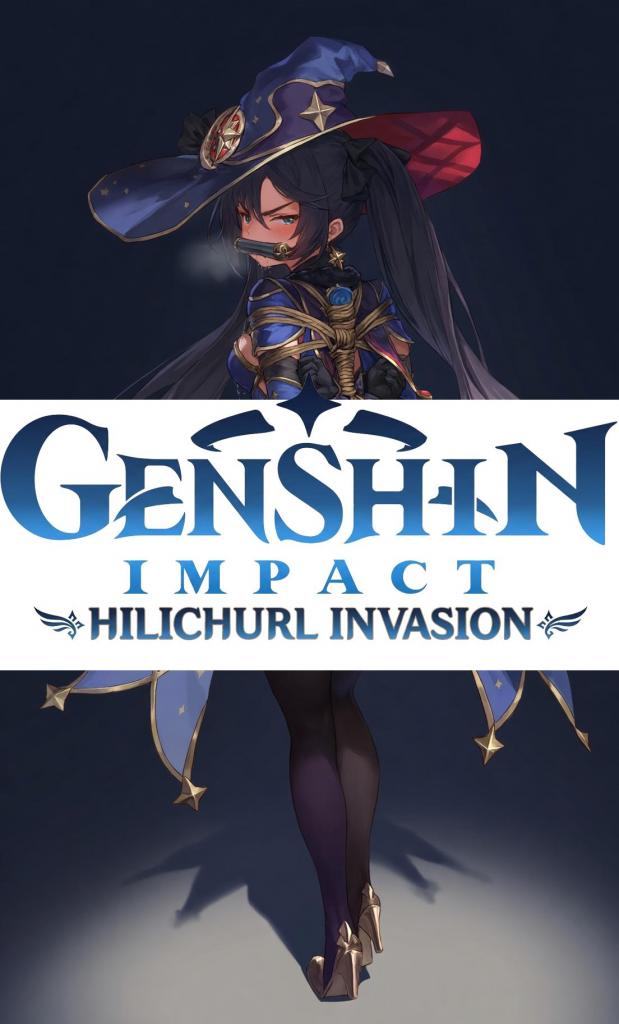 【个人精翻全彩】Genshin hilichurl Invasion 2 - thegag07
丘丘人入侵——第二章：诱饵
随着神秘的冒名顶替者开始追捕蒙德城的关键人物，入侵蒙德的行动也变得更加有组织。

菲谢尔被俘虏并用作诱饵，引诱莫娜落入陷阱。尽管莫娜拥有强大的水系魔法，但当入侵者威胁到菲谢尔时，她也被迫投降。

与此同时，假露米娜在蒙德城内展开新的行动，目标是砂糖，并窃取了她的炼金药剂。砂糖被带走后，人们意识到丘丘人的行动不再是随机的——他们正在筹划一场更大的阴谋。